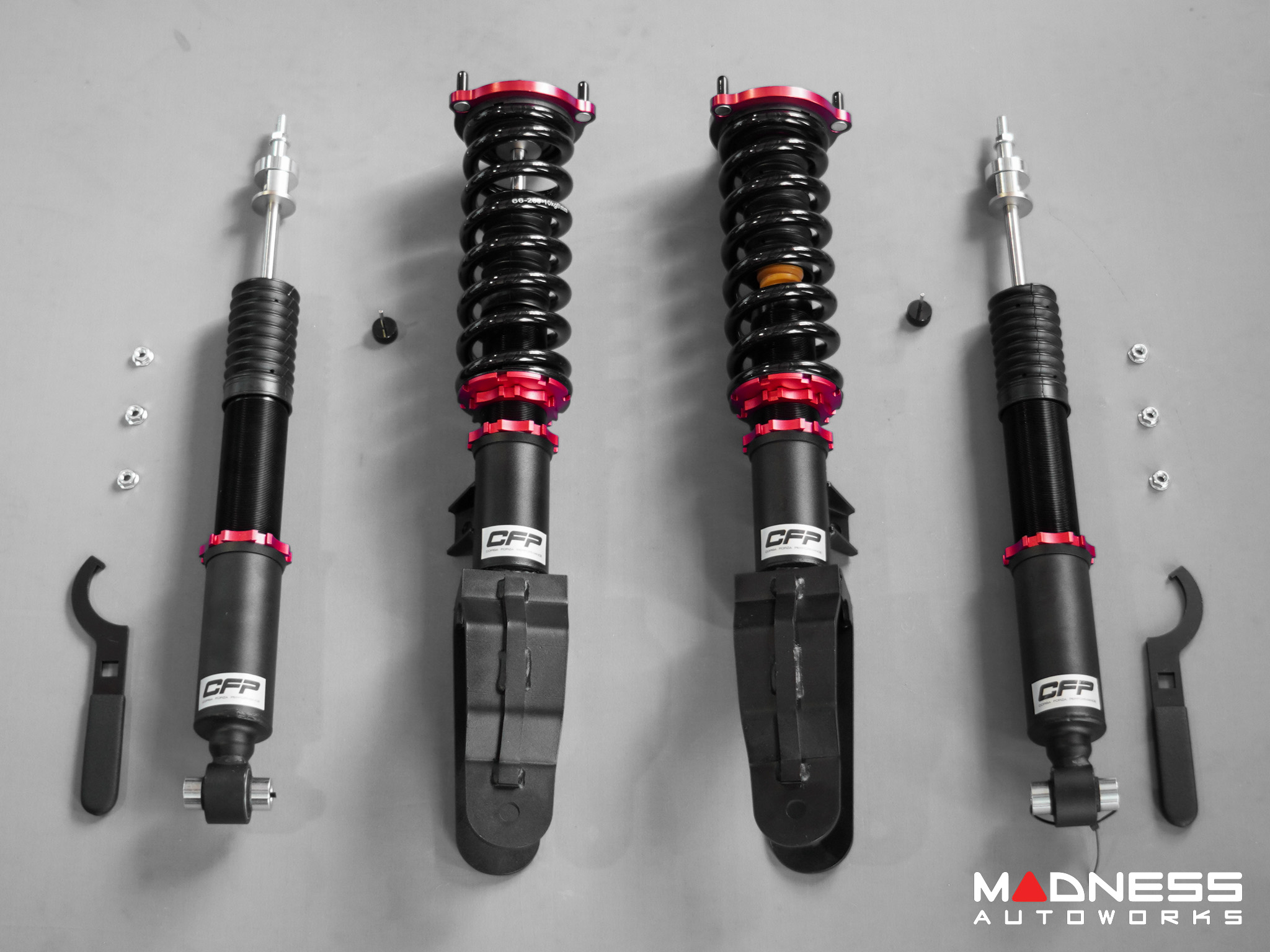 Jaguar XF Coilover Kit - X250 RWD W/O Air Shocks - Corza Forza Performance - Strada Series